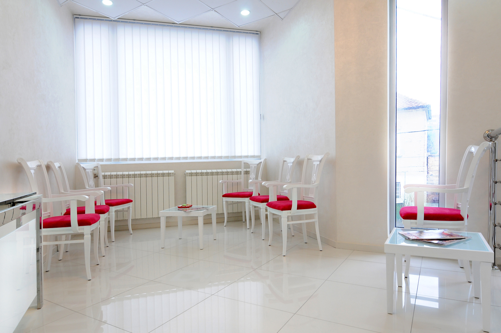 Clinical interior or reception - waiting room